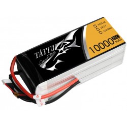 TATTU 10000mAh 25C 22.2V 6S1P Lipo Battery Pack With XT90 Plug